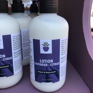 Lavender Citrus Lotion, moisturizer hand and body lotion